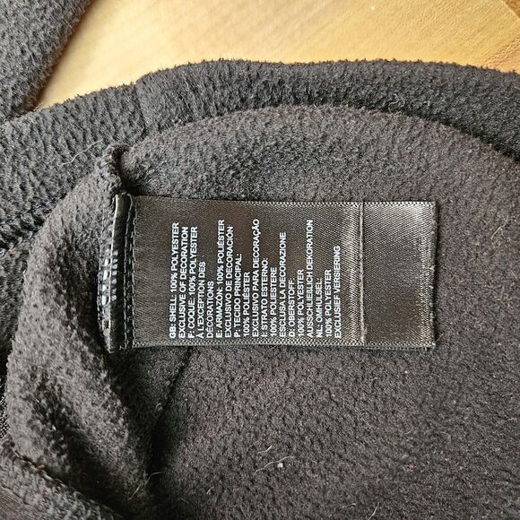 The North Face Jacket Boys Large 14/16 Black Fleece Full-Zip Warm Hoodie Youth - Picture 4 of 16